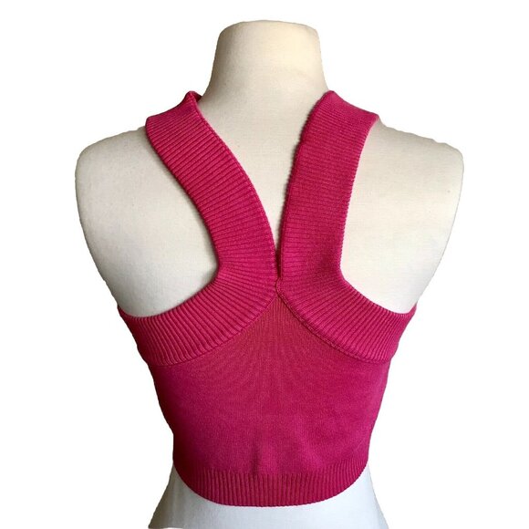 Salant Knitted Hot Pink Top Size Small - Picture 4 of 7